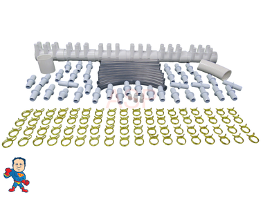 Manifold Hot Tub Spa Dead End (36) 3/4" Outlets with Coupler Kit Video How To