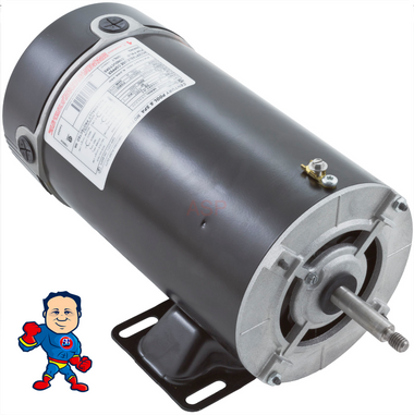 Pump Motor Only, 39577, Aqua-Flo, 2.0HP, 115v/230V, 20.0A/10.0A, 48 frame, 1 Speed, Vendor 4081