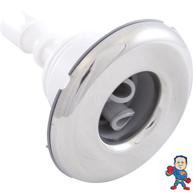 Waterway Mini Storm Thread-In Jet, Twin Roto, Gray/SS, 3"