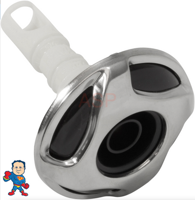 Adjustable 2 1/4" Cluster Storm Threaded Directional Jet Internal Reverse Swirl Metallic Waterway