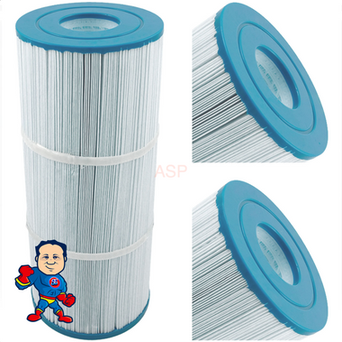 Filter, Cartridge, 65sqft, 2-1/8" Top Hole, 2-1/8" Bottom Hole, 5-5/16" Wide, 14-11/16" Tall
