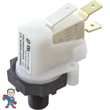 Pressure Switch, PresAirTrol Tinytrol,21A,1/8"mpt,SPDT,2psi