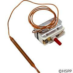 Hi-Limit, 1/4" dia, 36"Capillary, SPST, Screw Terminal, 25A