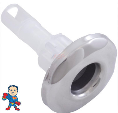 Jet Internal, CMP, Typhoon 200 Series, 2" face diameter, Directional Replacement, Scalloped, Stainless Steel, Graphite Gray