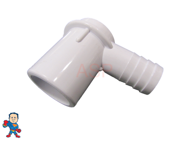 Barb Coupling, 90 Ell, 3/4" Barb x 3/4" Spigot/Slip