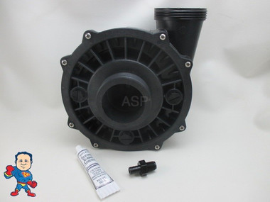 Waterway Spa Hot Tub Pump Wet End 2" X 2" 56 Frame 5 HP Executive Bleeder Barb Kit