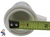 Air Injector, Top Flo, 3/8"b, 90° ELL Body, White, Salt & Pepper Style