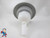 Jet Internal, Pentair,  Cyclone,  5" face diameter, Directional, 5 Scallop, Silver