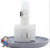 Jet Internal, CMP, Hurricane, 4" face diameter, Directional, 5 Scallop, Gray