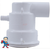 Jet Body, Waterway, Old Style, Poly Jet, Air 3/8" Barb x Water 3/4" Slip, Ell