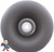 Jet Internal, Pentair, Cyclone Luxury, 4-1/8" face diameter, Directional, Textured, Dark Gray