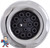 Jet Internal, CMP, Typhoon 400, 3-7/16" face diameter, 7 Hole Massage, 5 Scallop, Stainless Steel, Gray