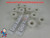 10X Spa Hot Tub 1 1/4" Air Jet Face Fitting 3/4" Thread Injector Part & Silicone