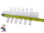 Hot Tub Spa Manifold Part 1" Slip X 1" Spigot X (12) 3/8" Barbs Video How To