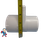 The manifold featured in this kit is Open on both ends.. One end receives a 2" Pipe or fitting that would measure 2 3/8" OD and on the other end glues inside of a 2" fitting that would measure 2 3/8" Inside Diameter..
