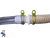 This is an example of the coupler and clamps being used to connect the old tubing with new.. 
