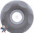 Jet Internal, Pentair, Cyclone Euro, 2" face diameter, Fixed, 5 Scallop, Dark Gray