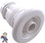 Jet Internal, Waterway, Poly Jet, 3-3/8" face diameter, Directional, Smooth, White