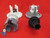 Note: The left jet and nozzle are old style; the right are new style. They are not interchangeable. To convert, replace both the jet and jet face with the matching new style parts.

