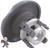 Jet Internal, Waterway, Adjustable, Mini Jet, 2-5/8" face diameter, Directional, 5 Scallop, Gray