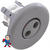 Jet Internal, Waterway,  Adjust, Mini Jet, 2-9/16" face diameter, Twin Roto, Smooth, Gray