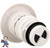 Jet Internal, Waterway, Poly Jet, 3-3/8" face diameter, Adjustable, Deluxe Scalloped, White, Threaded