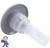 Jet Internal, Pentair, Cyclone Euro, 2" face diameter, Directional, 5 Scallop, Gray