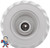 Jet Internal, Waterway, Poly Jet, 3-3/8" face diameter, Roto, Deluxe Scalloped, White