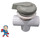 Diverter kit includes valve, (3) 2" couplers, (3) 6" pieces of 2" flex pipe, and (2) 2" street slip ells—everything needed to replace this style valve. If outlets use 1-1/2" pipe, add 2" x 1-1/2" bushings to adapt.
