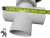 Diverter Valve Kit 3 3/4" Wide Cap Gray Hot Tub Spa 2" x 2" x 2" How To Video
This valve accepts 2" pipe or fittings which would measure about 2 3/8" outside Diameter of the pipe and 2 3/8" inside Diameter of the Valve..