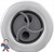 Jet Internal, Rising Dragon, Quantum, 5" face diameter, Twin Roto, Stainless Steel, Gray, Threaded