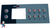 Overlay, Topside, Gecko TSC-4,K-4, 10 Button, 3 Pump, P1 , P2 , Blower , Light, Eco, Filter