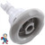 Set of (3), Jet Internal, Universal Replacement, Waterway, Poly Storm, 3-3/8" face diameter, Sterling Silver