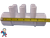 The manifold featured in this kit is Open on both ends.. One end receives a 2" Pipe or fitting that would measure 2 3/8" OD and on the other end glues inside of a 2" fitting that would measure 2 3/8" Inside Diameter..