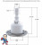 These are the basic measurements of a Waterway Mini Storm Jet.. Also these jets look very similar to CMP jets but they do not interchange so look closely at the diffusers…
