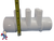 The manifold featured in this kit is Open on both ends.. One end receives a 2" Pipe or fitting that would measure 2 3/8" OD and on the other end glues inside of a 2" fitting that would measure 2 3/8" Inside Diameter..