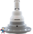 Threaded Style, 5", Power Storm, Jet, Waterway, 5 Scallop, Gray, Straight