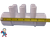 The manifold featured in this kit is Open on both ends.. One end receives a 2" Pipe or fitting that would measure 2 3/8" OD and on the other end glues inside of a 2" fitting that would measure 2 3/8" Inside Diameter..