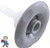 Jet Internal, Pentair, Cyclone Luxury , 4-1/8" face diameter, Directional, 5 Scallop, Dark Gray