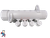 Manifold, 1/2" Slip x 10 Port, Flow Thru, 1-1/2" Slip x 1-1/2" Spigot