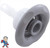 Jet Internal,Pentair, Cyclone Luxury, 3-1/2" face diameter, Directional, 5 Scallop, Dark Gray
