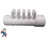 Air Manifold, 3/8" Barb, 10 Port, Flow Thru, 1-1/2" Slip x 1-1/2" Spigot