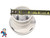 Suction Assembly, WW, 3-1/2" Hi-Flow, 2-3/8"hole size,1-1/2"s,White ,w/o Vac Brk