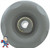 Jet Internal, Pentair, Cyclone Luxury, 4-1/8" face diameter, Swirl, 5 Scallop, Dark Gray