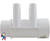 The manifold featured in this kit is Open on both ends.. One end receives a 1 1/2" Pipe or fitting that would measure 1 7/8" Outside Diameter and on the other end glues inside of a 1 1/2" fitting that would measure 1 7/8" Inside Diameter..