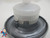 Jet Internal, Pentair, Cyclone Micro, 3-1/4" face diamater, Directional, 5 Scalloped, Dark Gray