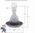 This is the basic measurements of a CMP Typhoon 400 Series jet and although the Waterway HTP55-270-2420 Diffuser looks similar they will not work on this jet.
