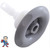Jet Internal, Pentair, Cyclone Micro, 3-1/4" face diameter, Swirl, 5 Scallop, Gray
