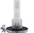 Jet Internal, CMP, Typhoon 200 Series, 2" face diameter, Directional Replacement, Scalloped, Stainless Steel, Graphite Gray