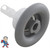 Jet Internal, Pentair, Cyclone Luxury, 3-1/2" face diameter, Swirl, Textured, Dark Gray